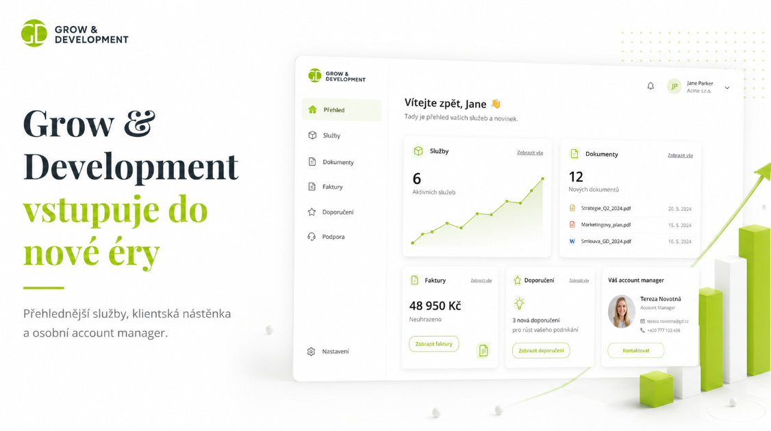Grow & Development vstupuje do nové éry